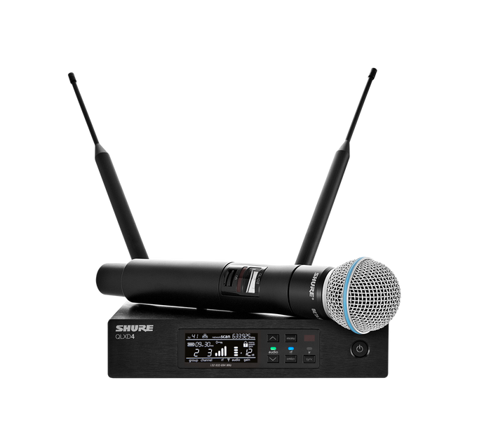 Microfoons draadloos | Shure QLXD Beta 58